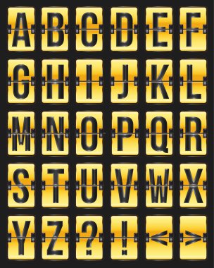 vektör siyah çetele ile altın