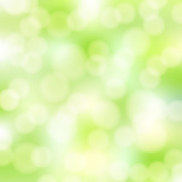 Fondo bokeh verde abstracto — Vector de stock