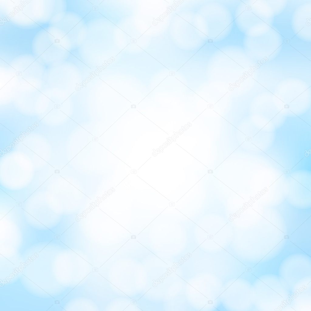 abstract blue bokeh background