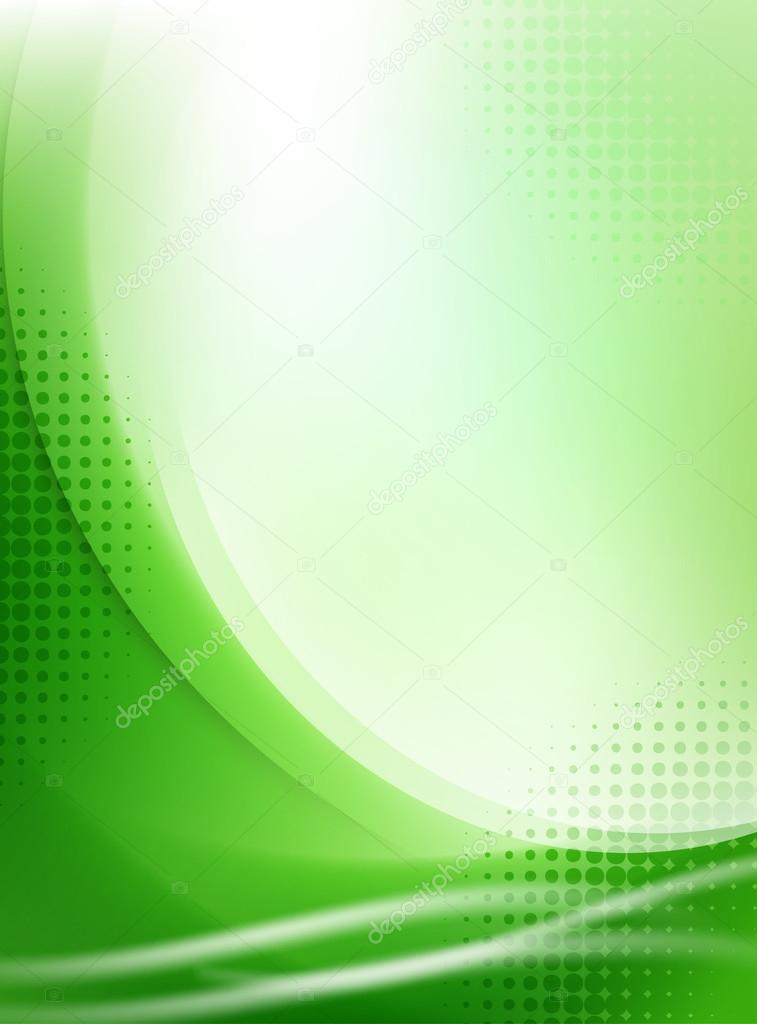 abstract light green flowing background with halftone