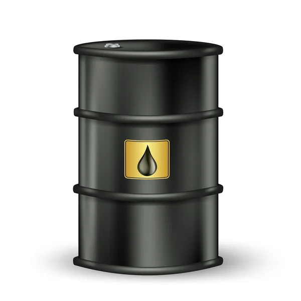 Benzine vat met drop teken — Stockvector