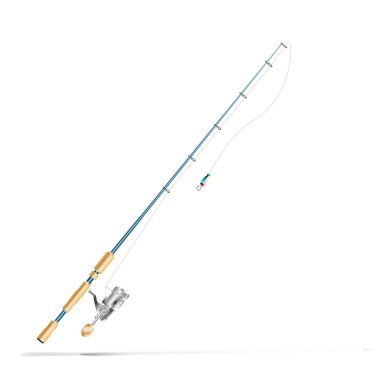 fishing rod clipart