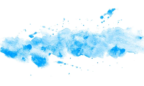 Aquarell Hintergrund Bunte Abstrakte Aquarellkunst Blau Aqua Handbemalt — Stockfoto