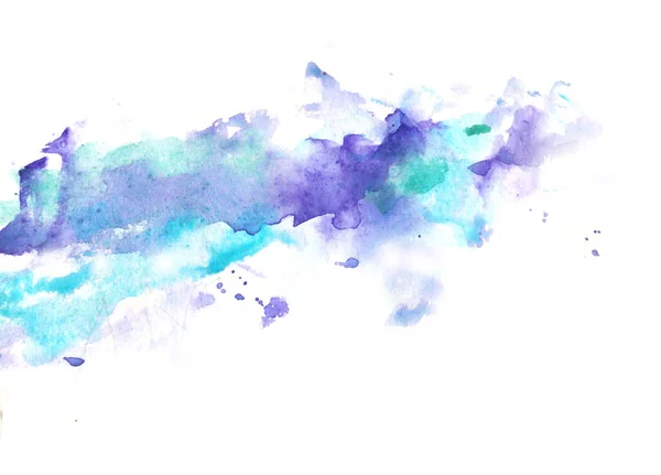 Abstract Background Light Blue Violet Spattered Colors White Background — Photo