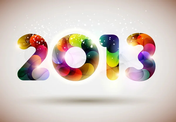 Año Nuevo 2013 — Vector de stock