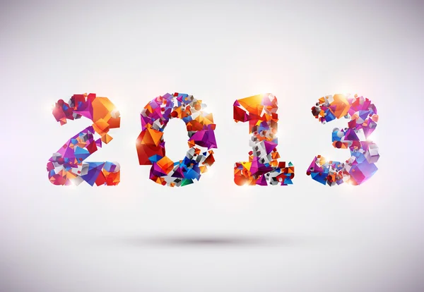 Año Nuevo 2013 — Vector de stock