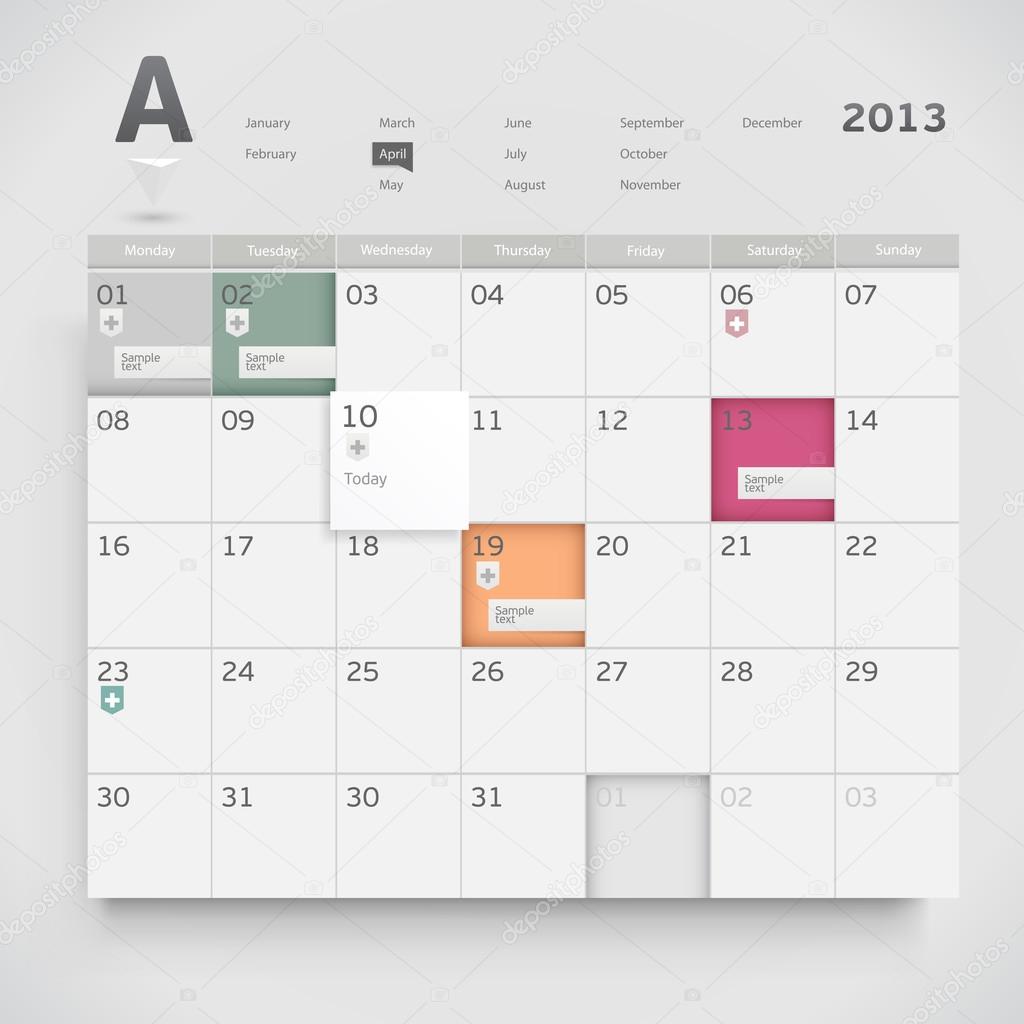 Web calendar