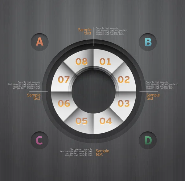 Elementos dos infográficos . — Vetor de Stock