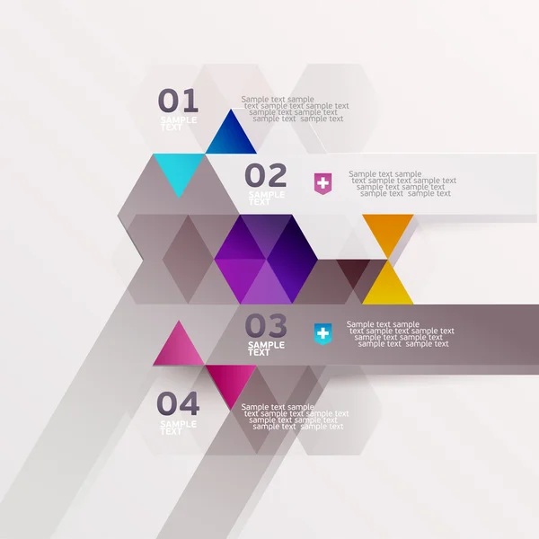 Abstraktes geometrisches Design. — Stockvektor