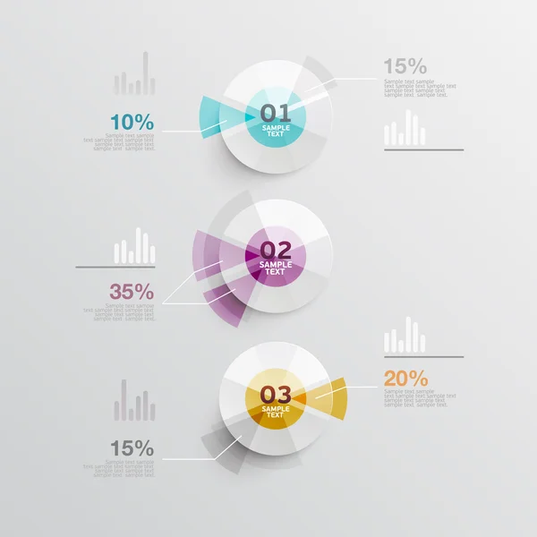 Elementy Infografika — Wektor stockowy
