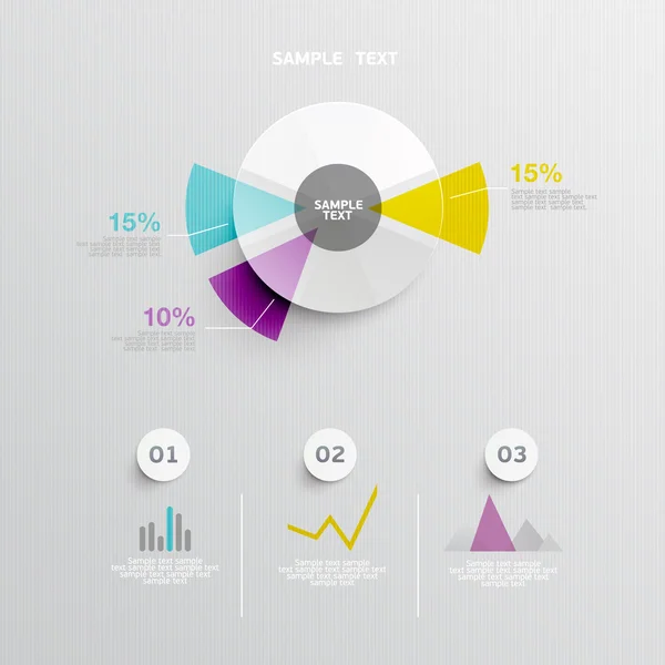 Éléments d'infographie — Image vectorielle