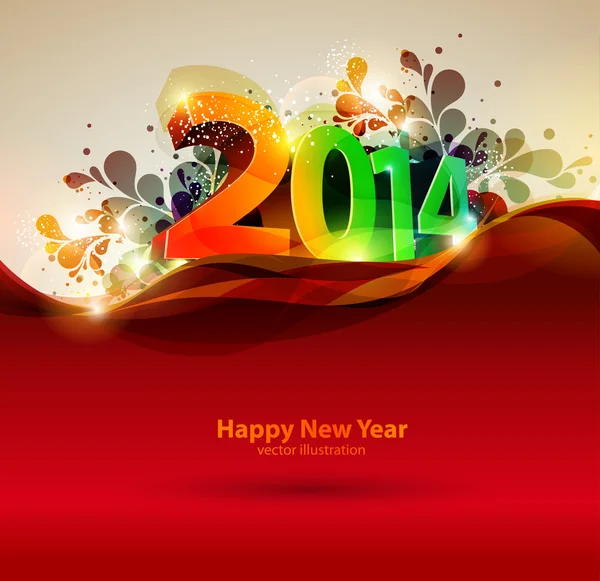 Boldog új évet 2013 — Stock Vector