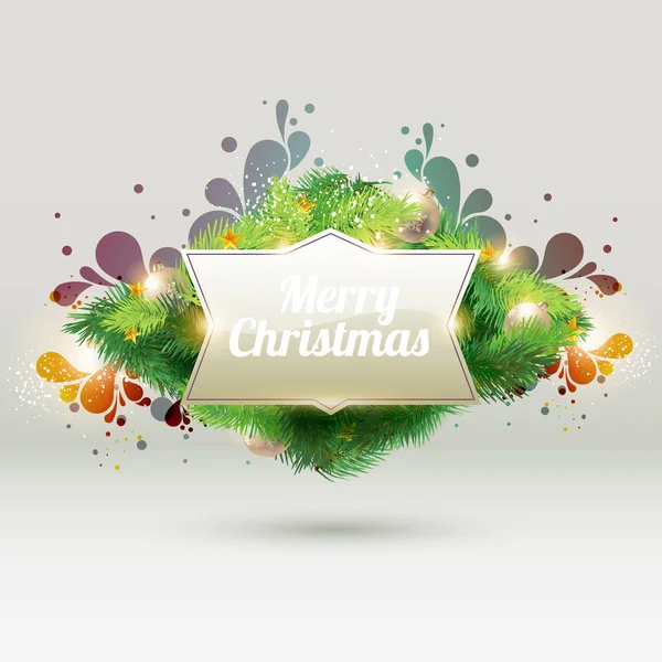 Banner de Navidad — Vector de stock