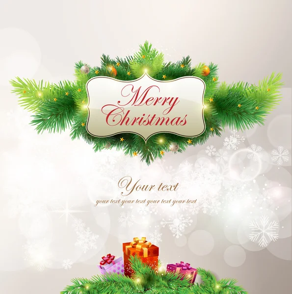 Kerst banner — Stockvector