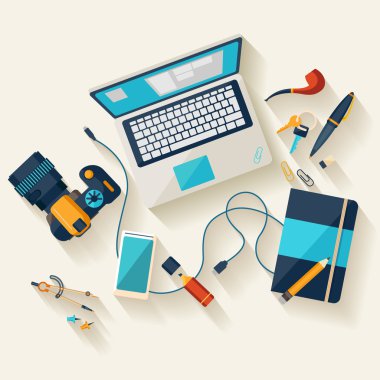 Office çalışma alanı.