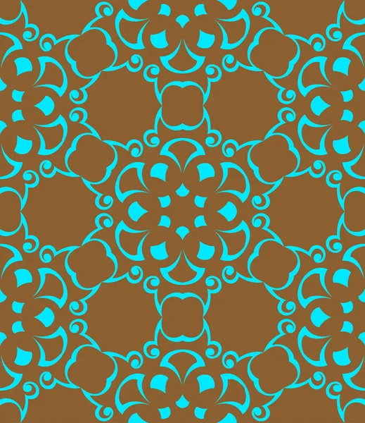 Seamless pattern.Turquoise color — Stock Vector