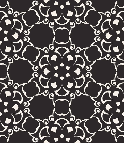 Seamless pattern. Array. Monochrome repeat texture — Stock Vector