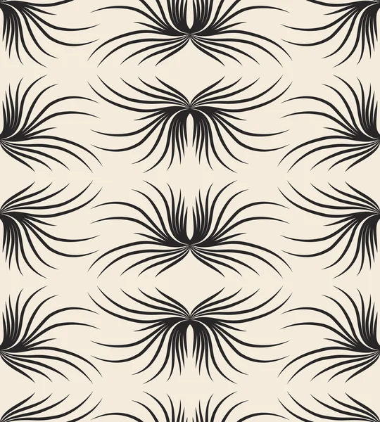 Naadloze patroon. hand tekenen textuur. Floral kromme — Stockvector