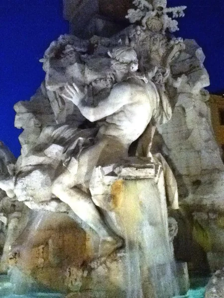 Piazza Navona famous square in Rome — 스톡 사진