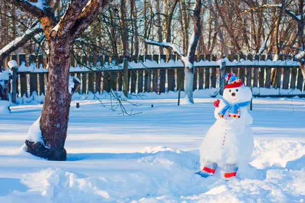 Boneco de neve — Fotografia de Stock