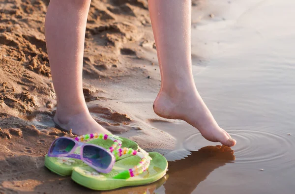 Close up of child's feet — Stock Photo, Image