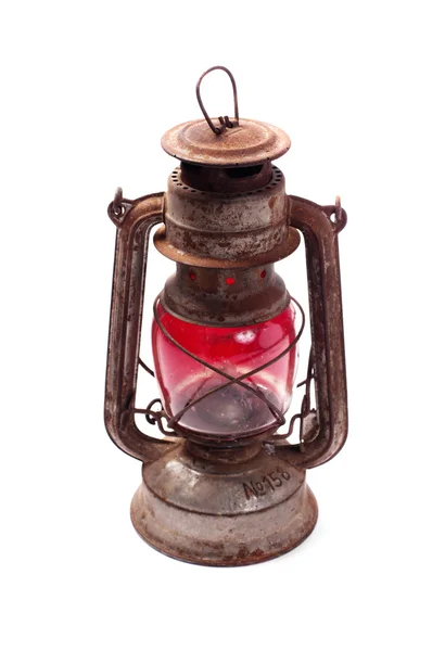 백색광에서 분리 된 빈티지 램프 — 스톡 사진