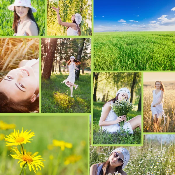 Summer collage Stock Image