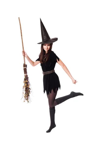 Young beautiful witch — Stock Photo, Image