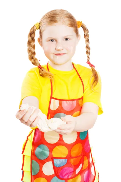 Petit boulanger isolé sur blanc — Photo