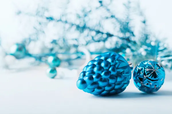 Sfondo blu di Natale — Foto Stock