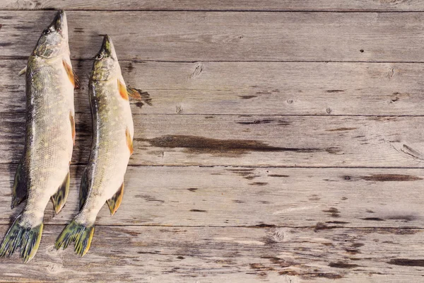 River fish on wooden background — Stock Image River fish on wooden background Royalty Free Stock Images