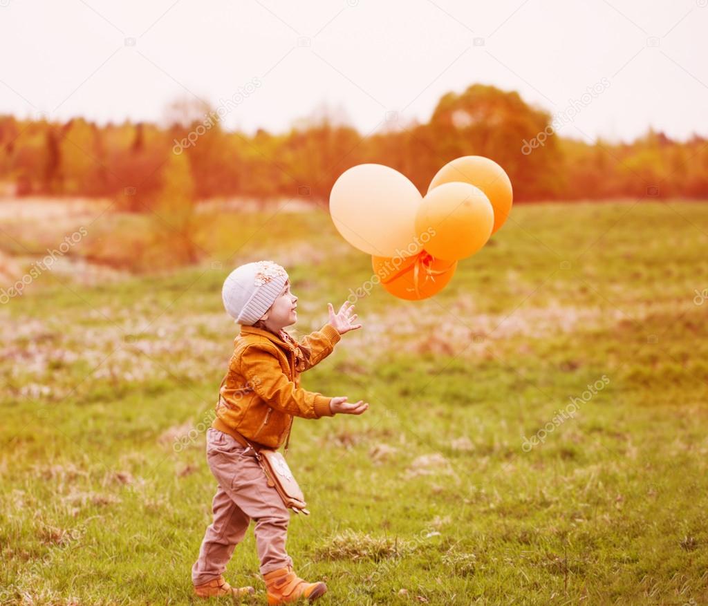 Girl with balloons Stock Photo by ©Kruchenkova 47191955