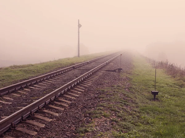 Spoorlijn — Stockfoto