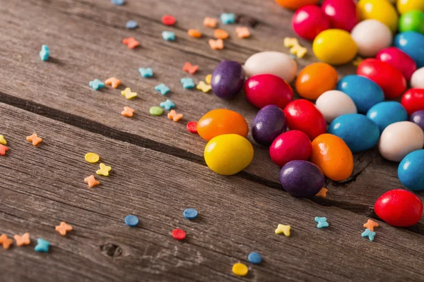 Acumulação de doces coloridos — Fotografia de Stock