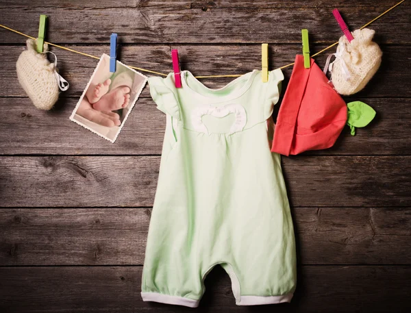Abbigliamento neonato — Foto Stock