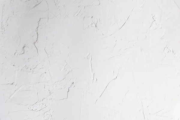 Vecchio Sfondo Superficie Cemento Bianco Con Crepe — Foto Stock