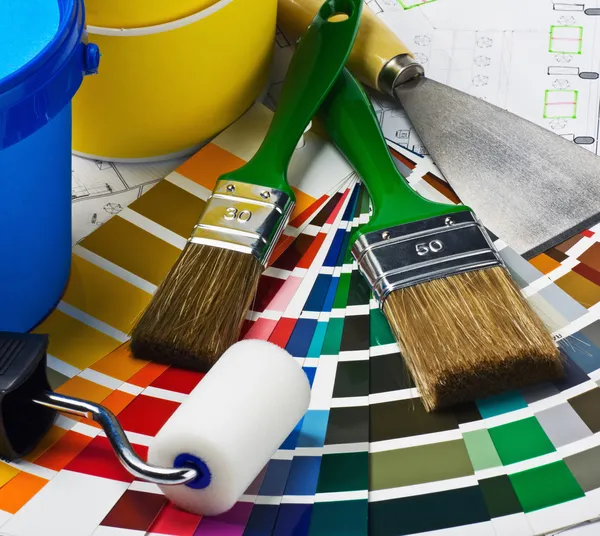 Tools and accessories for home renovation — Stock Photo © doroshin