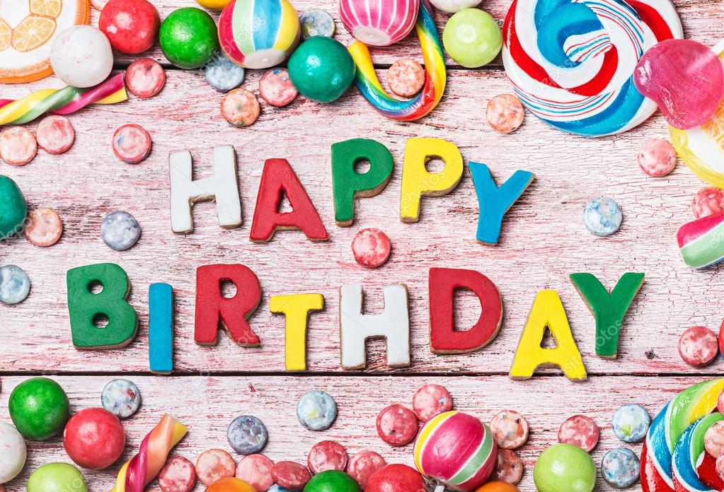{Süßigkeiten & gebäck
67} Gute zum Geburtstag-Briefe von Gebäck und Süßigkeiten — Stockfoto ... | {Süßigkeiten & gebäck
67}