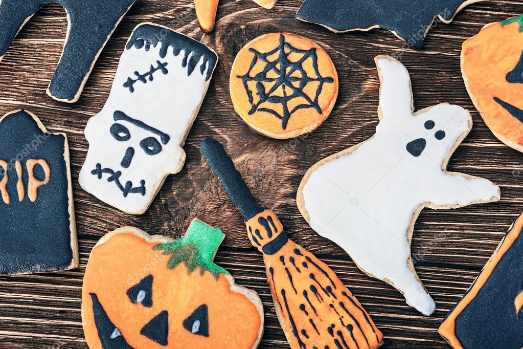 El yapımı halloween kurabiye Stok fotoğrafçılık ©doroshin Telifsiz