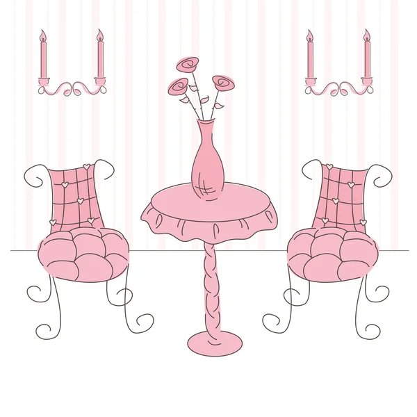 Princesse salon — Image vectorielle