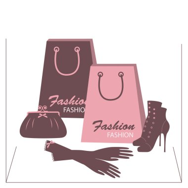 Kadınlar için vitrin moda Salonu