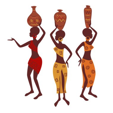 Seramik olan etnik kadın