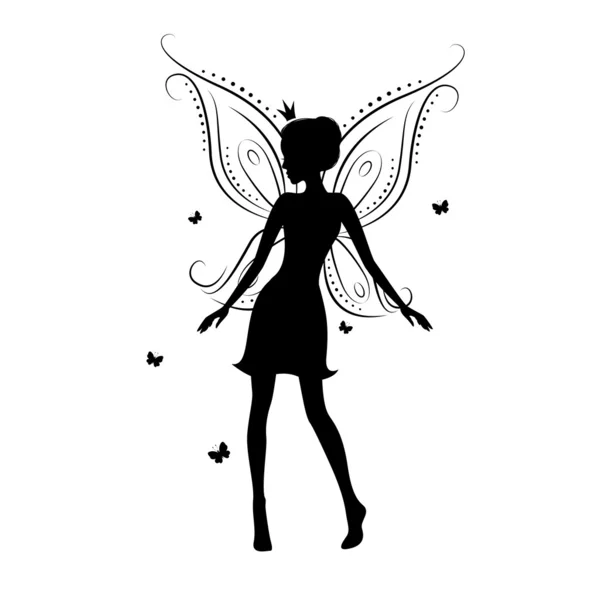 Beautiful fairy. — Stock Vector