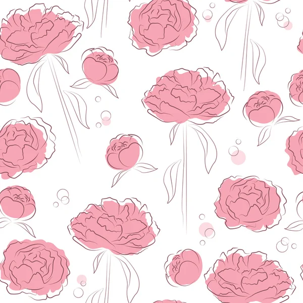 Fondo de flores . — Vector de stock