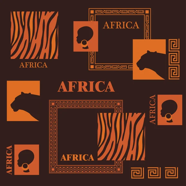 Afrikaanse ontwerp. — Stockvector
