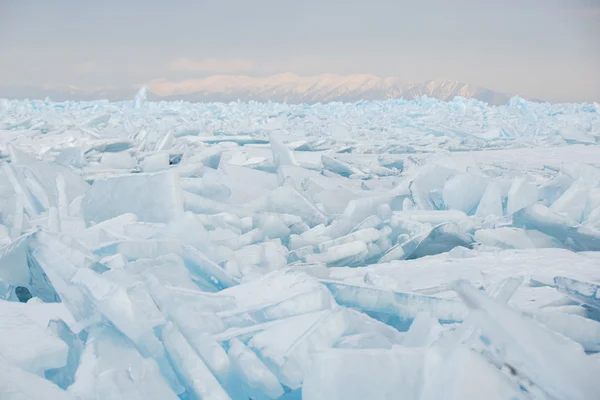 Campo de hielo roto — Foto de Stock