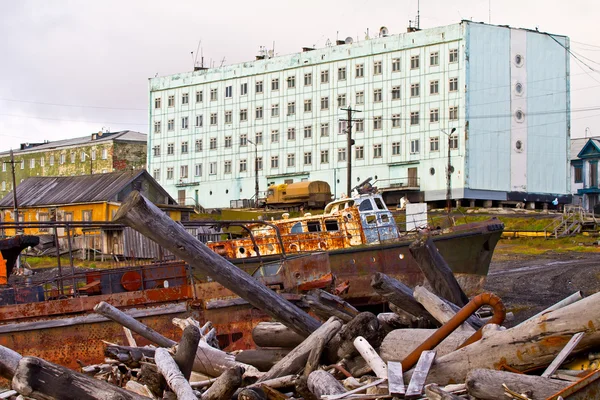 Ocean coast dump — Stock Photo, Image