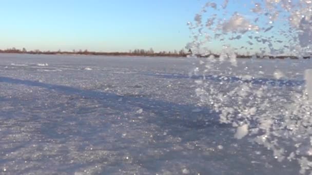 雪爆炸 — 图库视频影像