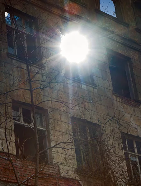 Cidade Fantasma Trabalhadores Abandonados Casas Arquitetura Luxo Antiga Cidade Mineira — Fotografia de Stock