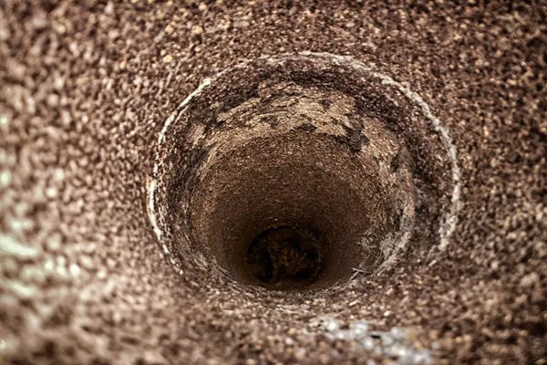 Ventilation System Old Rusty Sinister — Stock Photo, Image